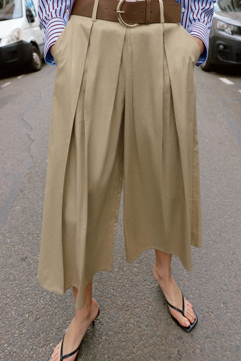 PANTALÓN CULOTTE CINTURÓN