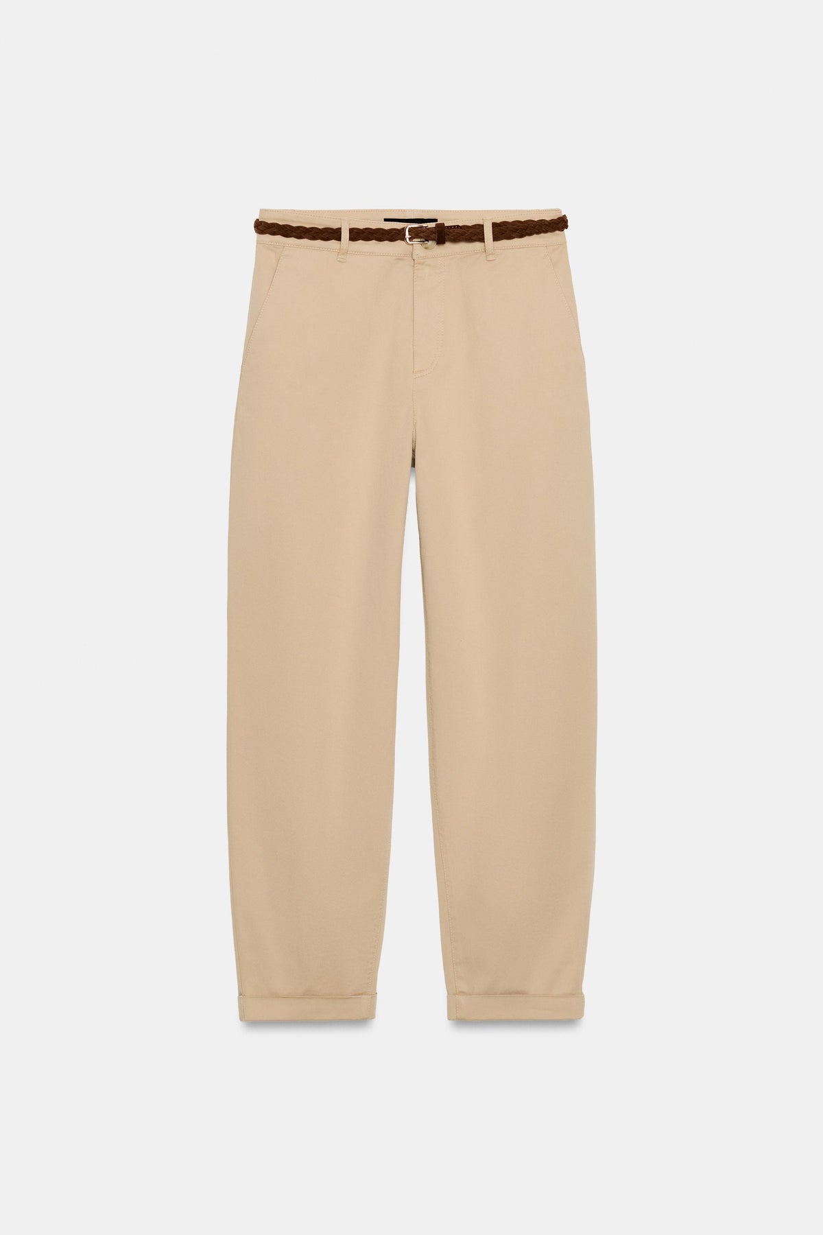 PANTALÓN CHINO CINTURÓN TRENZADO