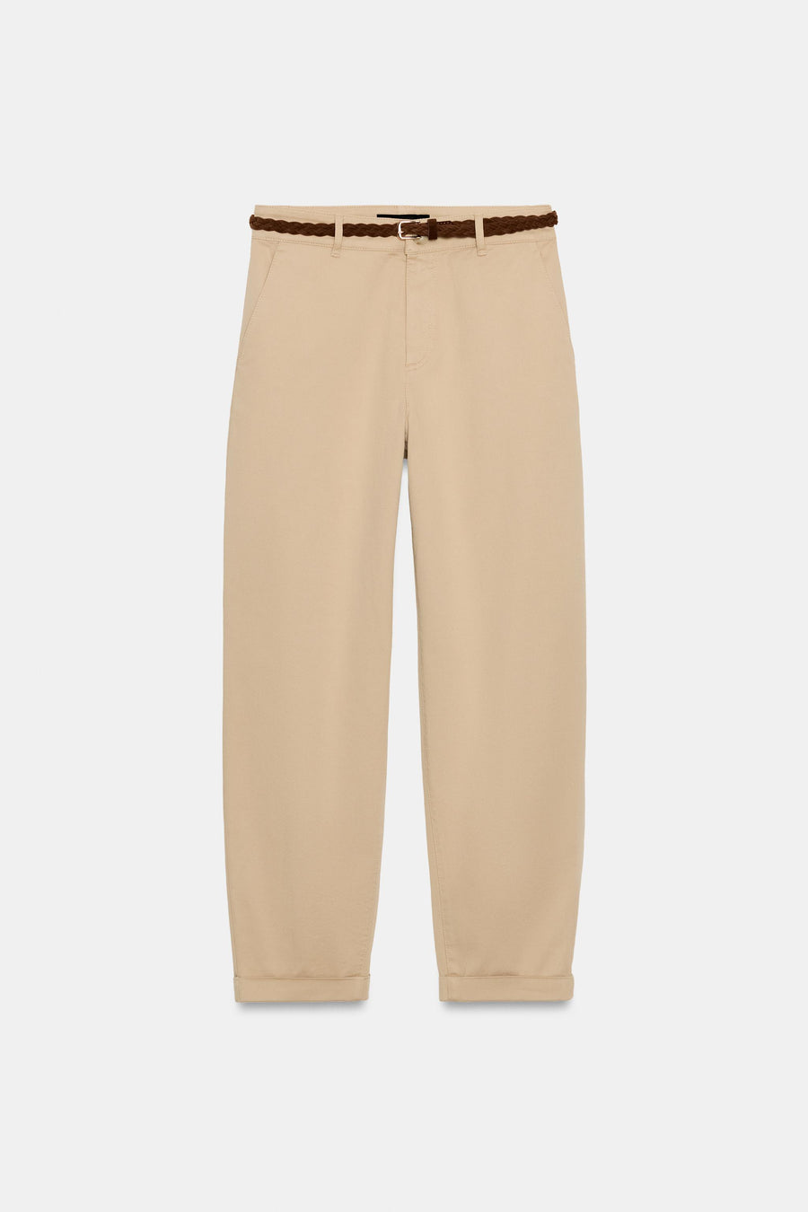 PANTALÓN CHINO CINTURÓN TRENZADO
