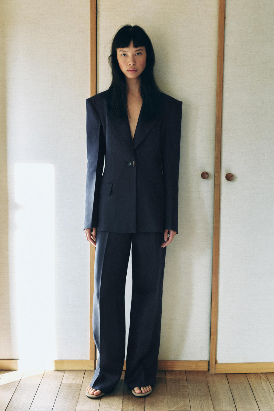 PANTALÓN ESPIGA 100% LINO SET