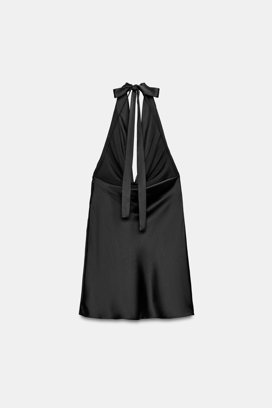 VESTIDO HALTER SATINADO