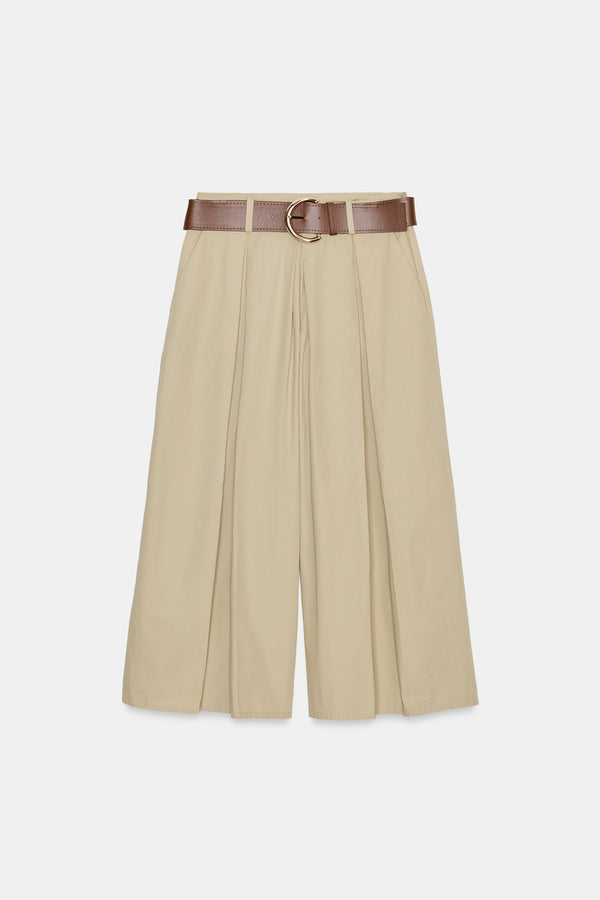 PANTALÓN CULOTTE CINTURÓN